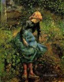 Mädchen mit einem Stock 1881 Camille Pissarro